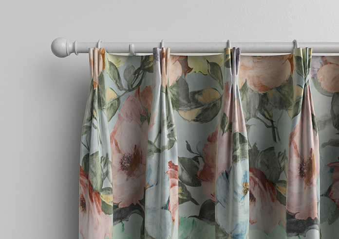 Amelia Faux Silk, Coral Kiss - Made to Measure Curtain - Image 11